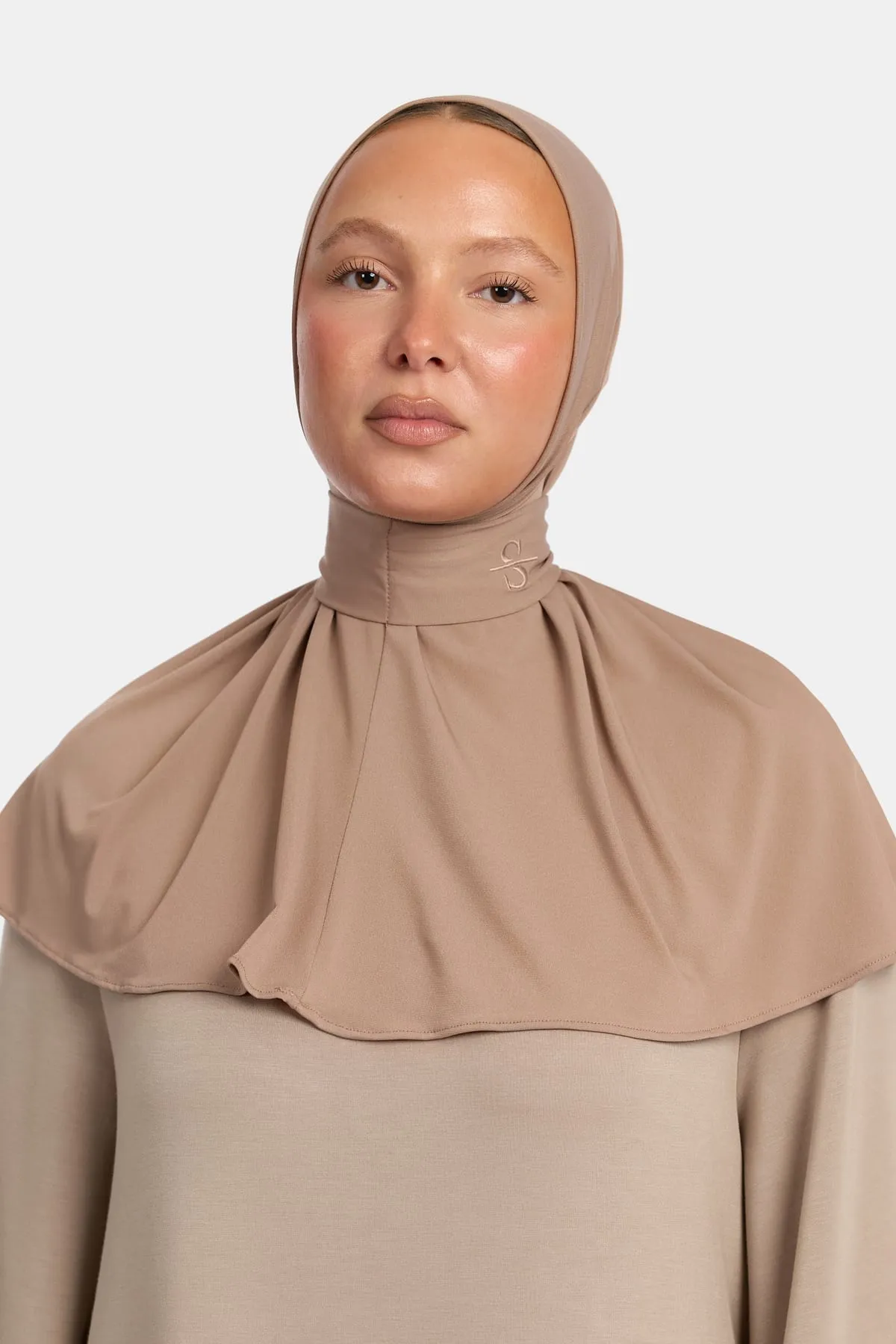 Button marama u boji taupe
