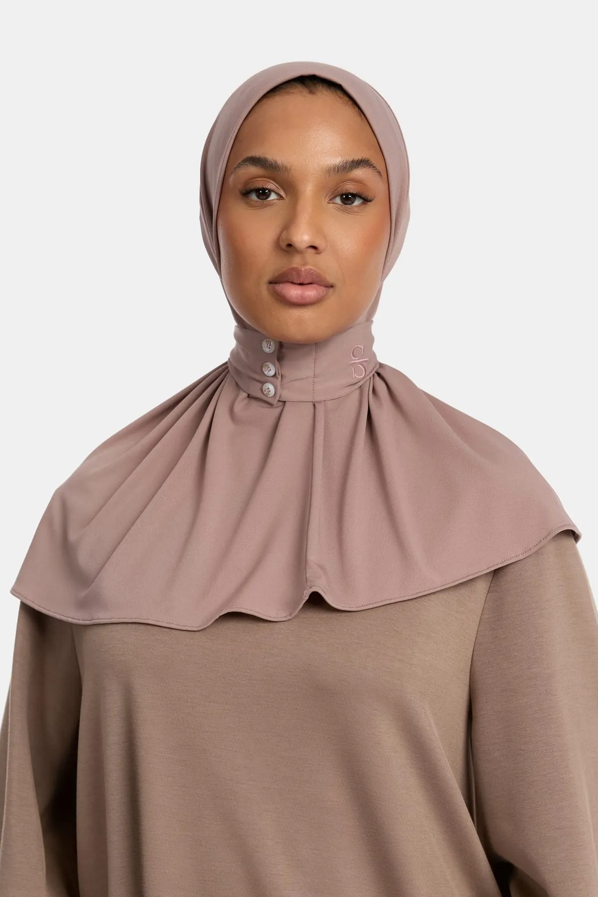 Front button marama u boji rose taupe